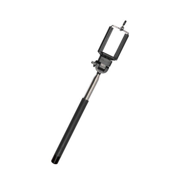 Simple Black Plastic Phone Selfie Stick