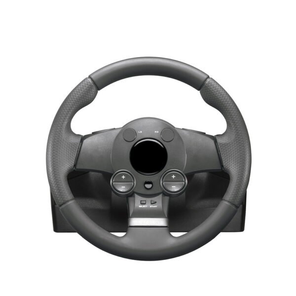 Pro Black Leather Steering Wheel